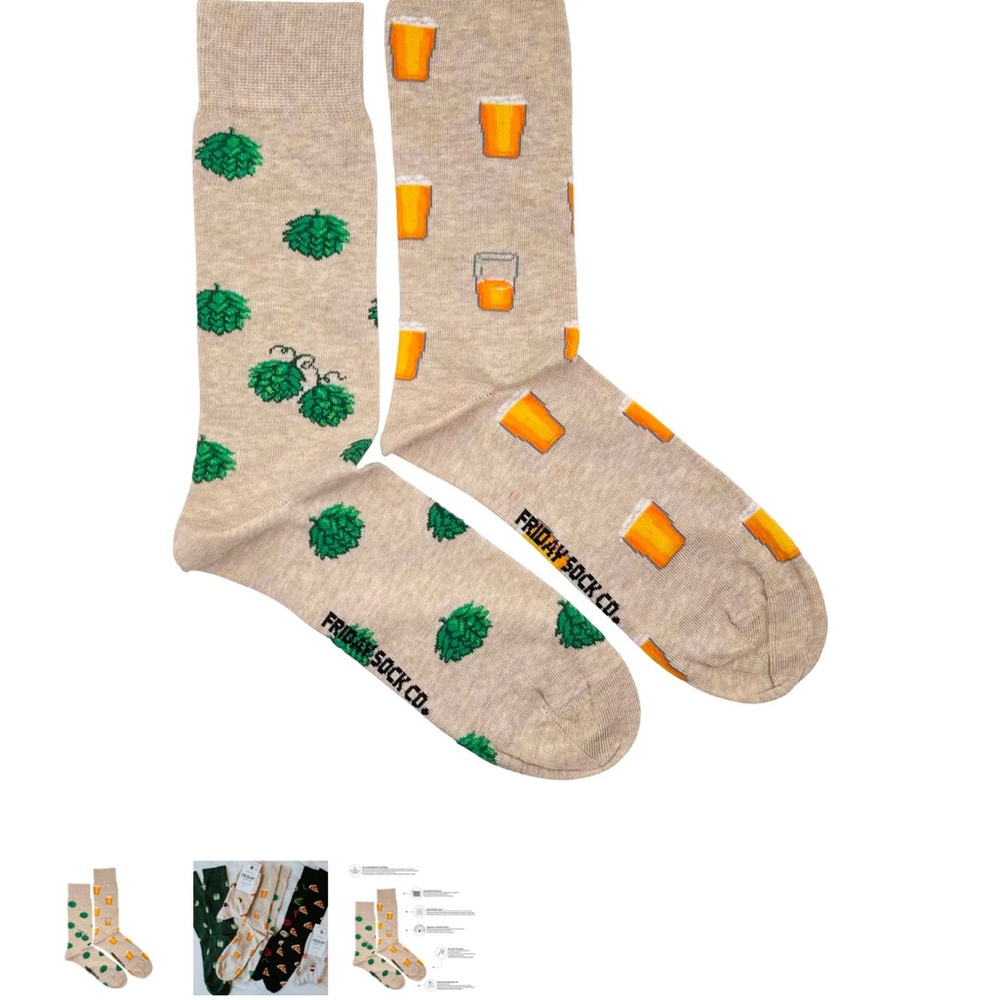 Friday Sock Co. Beer and Hops Socks